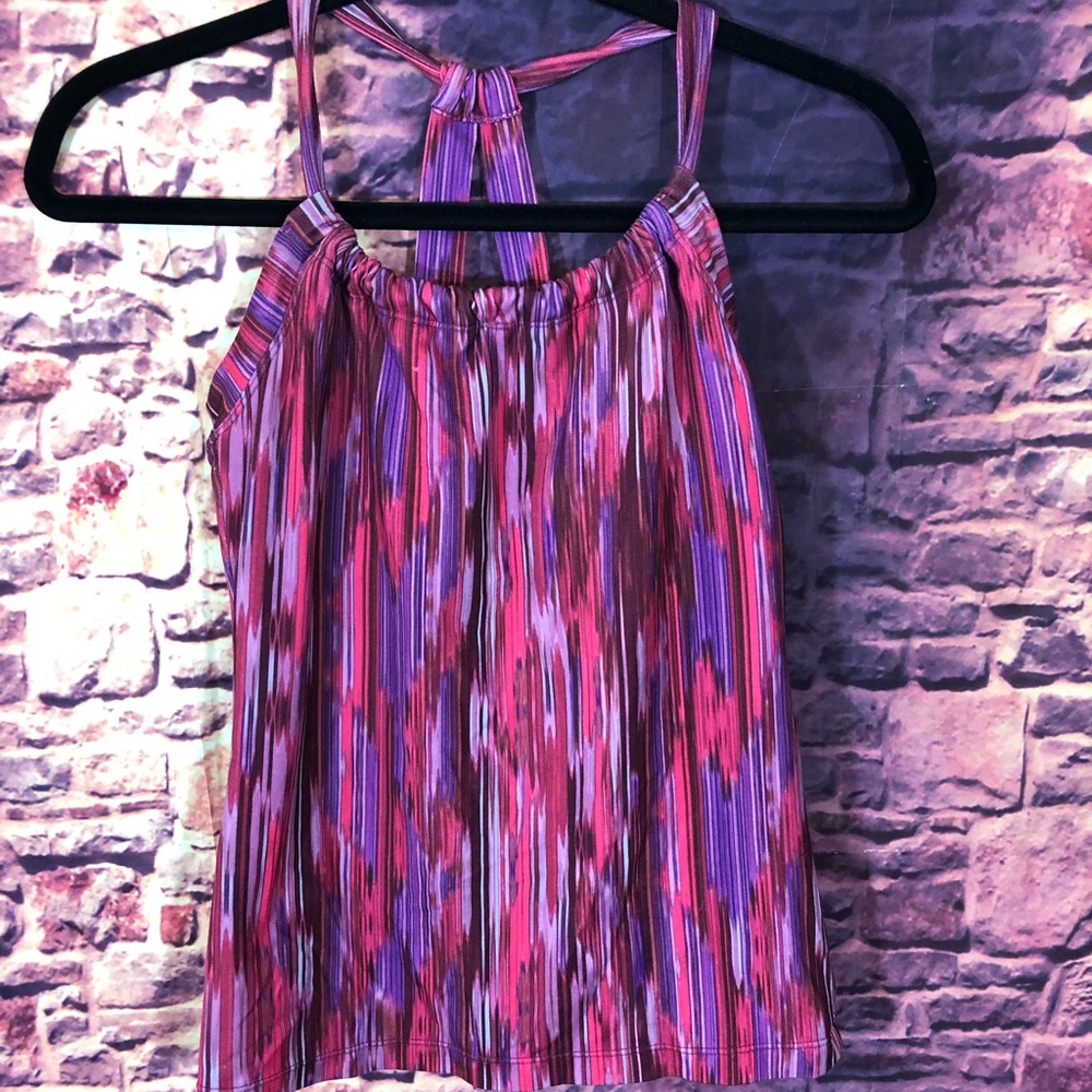 Prana active racerback size small pink purple